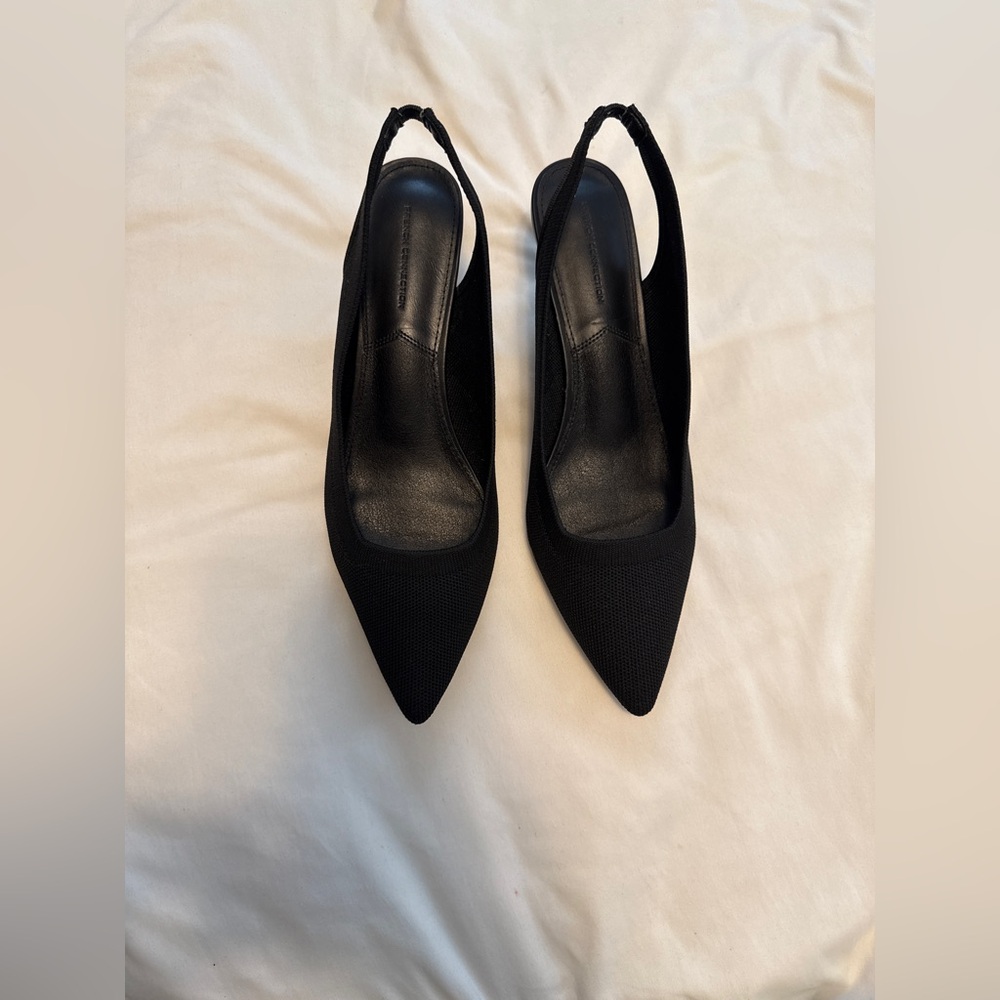 Elegant Black Slingback Heels from French Connection
